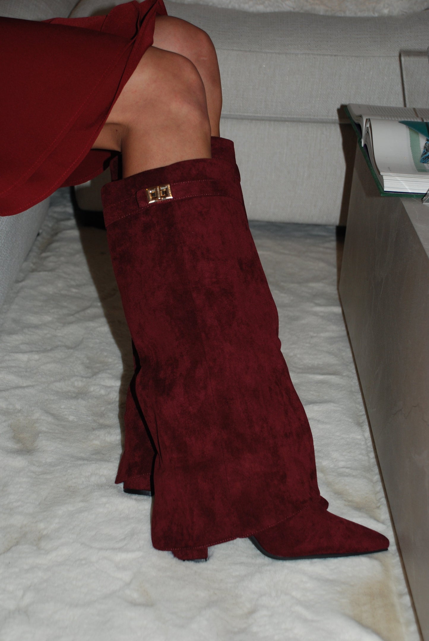 Charlotte Suede Boots
